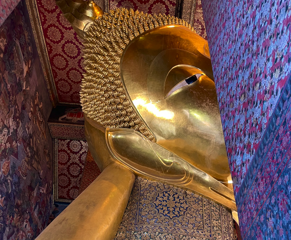 The Reclining Buddah in Bangkok