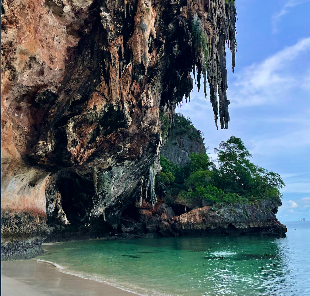 The Andaman Sea in Krabi, Thailand.